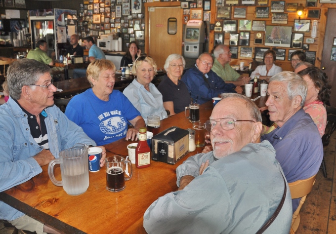 Lunch at the Poor People's Pub, Wakefield
